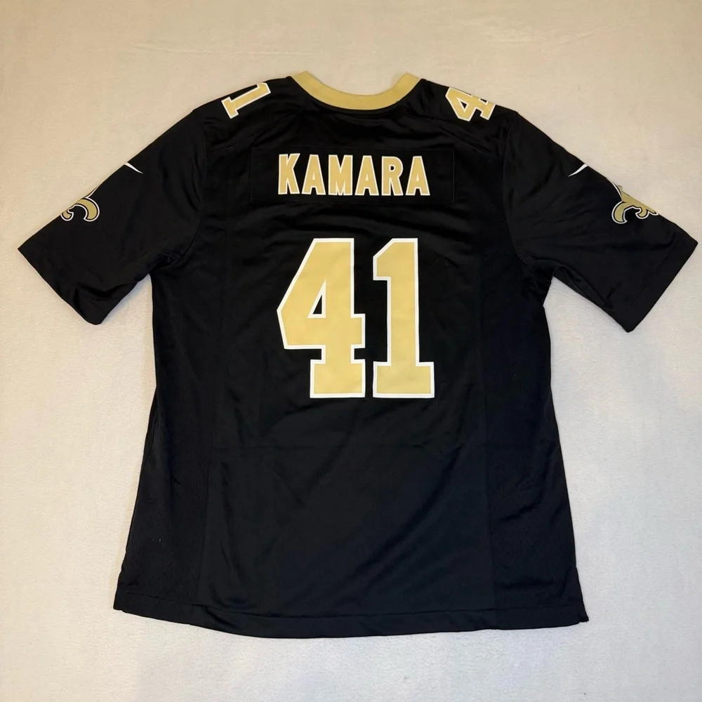 NWT Nike Saints Kamara‎ #41 Jersey Black Size Large NFL On Field